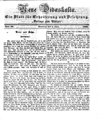 Neue Didaskalia (Pfälzer) Sonntag 2. Juni 1861