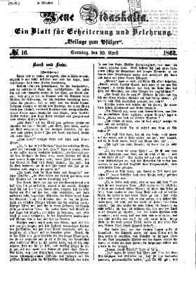 Neue Didaskalia (Pfälzer) Sonntag 20. April 1862