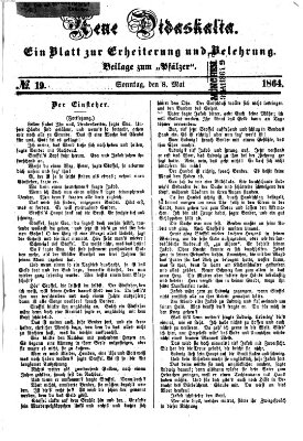 Neue Didaskalia (Pfälzer) Sonntag 8. Mai 1864