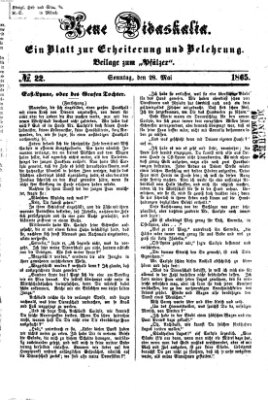 Neue Didaskalia (Pfälzer) Sonntag 28. Mai 1865