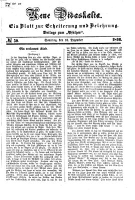 Neue Didaskalia (Pfälzer) Sonntag 16. Dezember 1866