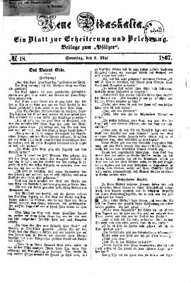 Neue Didaskalia (Pfälzer) Sonntag 5. Mai 1867