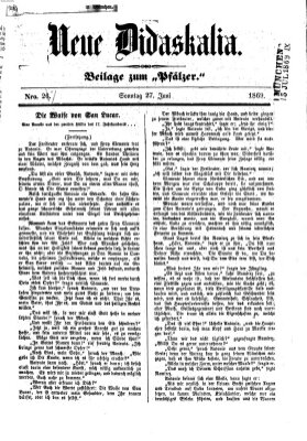 Neue Didaskalia (Pfälzer) Sonntag 4. Juli 1869