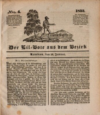 Der Eil-Bote aus dem Bezirk (Der Eilbote) Samstag 26. Januar 1833