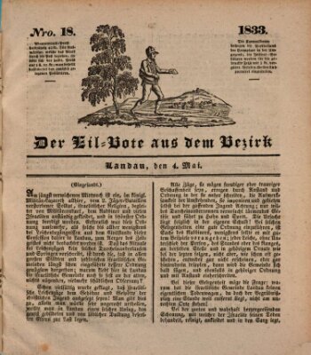 Der Eil-Bote aus dem Bezirk (Der Eilbote) Samstag 4. Mai 1833