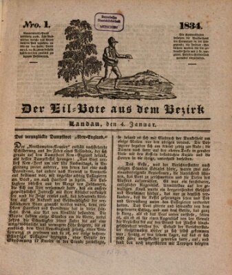 Der Eil-Bote aus dem Bezirk (Der Eilbote) Samstag 4. Januar 1834