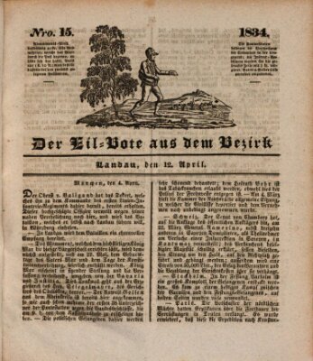 Der Eil-Bote aus dem Bezirk (Der Eilbote) Samstag 12. April 1834