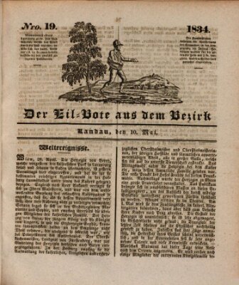 Der Eil-Bote aus dem Bezirk (Der Eilbote) Samstag 10. Mai 1834