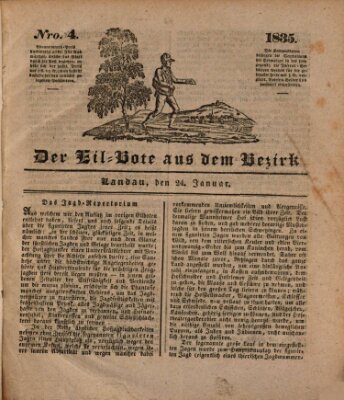 Der Eil-Bote aus dem Bezirk (Der Eilbote) Samstag 24. Januar 1835