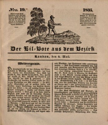 Der Eil-Bote aus dem Bezirk (Der Eilbote) Samstag 9. Mai 1835