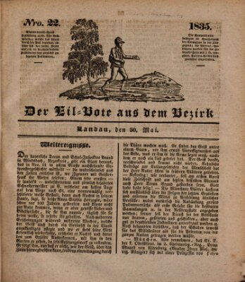 Der Eil-Bote aus dem Bezirk (Der Eilbote) Samstag 30. Mai 1835