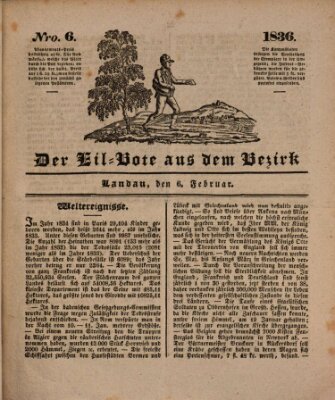 Der Eil-Bote aus dem Bezirk (Der Eilbote) Samstag 6. Februar 1836