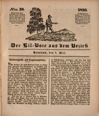 Der Eil-Bote aus dem Bezirk (Der Eilbote) Samstag 7. Mai 1836