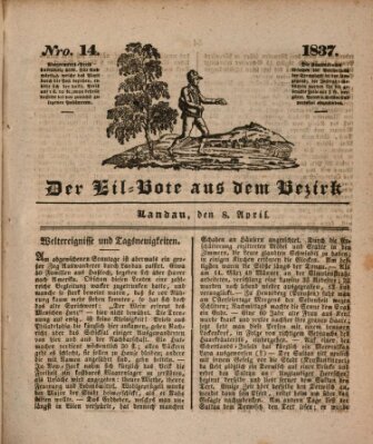 Der Eil-Bote aus dem Bezirk (Der Eilbote) Samstag 8. April 1837