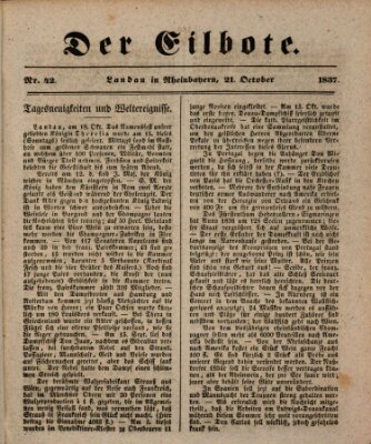 Der Eilbote Samstag 21. Oktober 1837