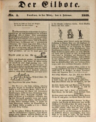 Der Eilbote Samstag 3. Februar 1838