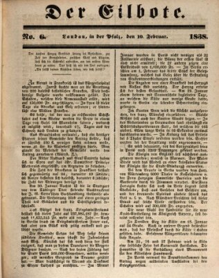 Der Eilbote Samstag 10. Februar 1838