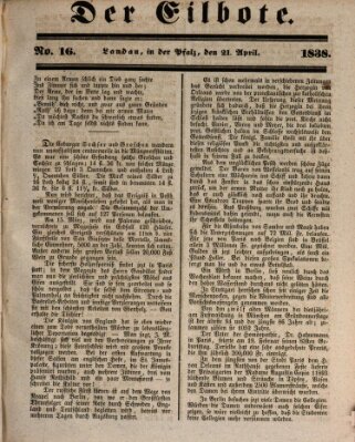 Der Eilbote Samstag 21. April 1838