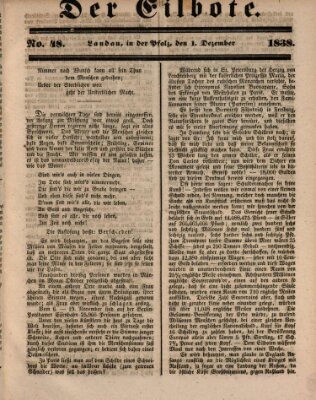 Der Eilbote Samstag 1. Dezember 1838