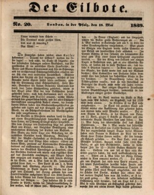 Der Eilbote Samstag 18. Mai 1839