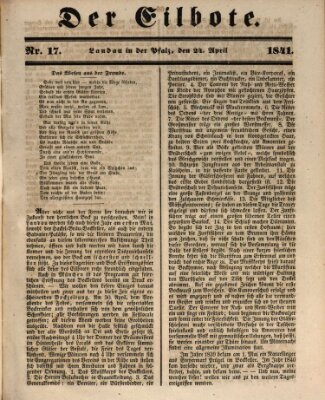 Der Eilbote Samstag 24. April 1841