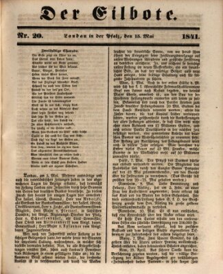 Der Eilbote Samstag 15. Mai 1841