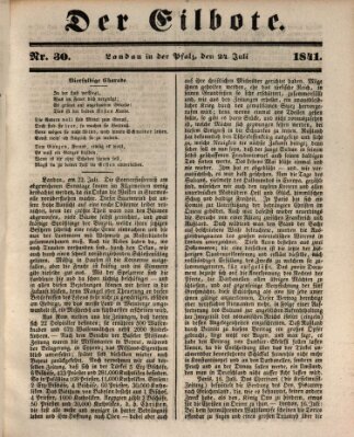 Der Eilbote Samstag 24. Juli 1841