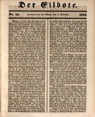 Der Eilbote Samstag 9. Oktober 1841