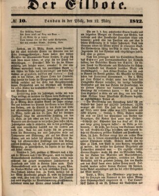 Der Eilbote Samstag 12. März 1842