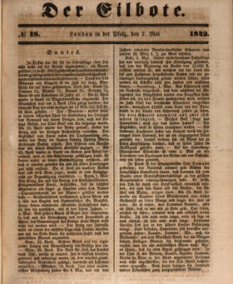 Der Eilbote Samstag 7. Mai 1842