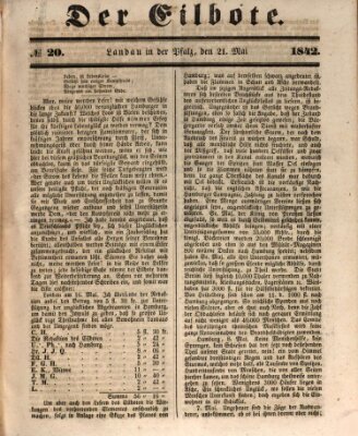 Der Eilbote Samstag 21. Mai 1842