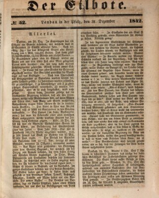 Der Eilbote Samstag 31. Dezember 1842