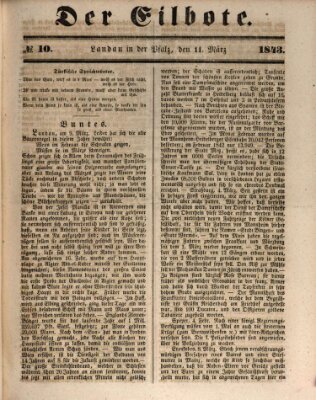 Der Eilbote Samstag 11. März 1843