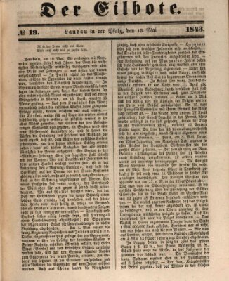 Der Eilbote Samstag 13. Mai 1843