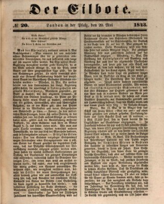 Der Eilbote Samstag 20. Mai 1843