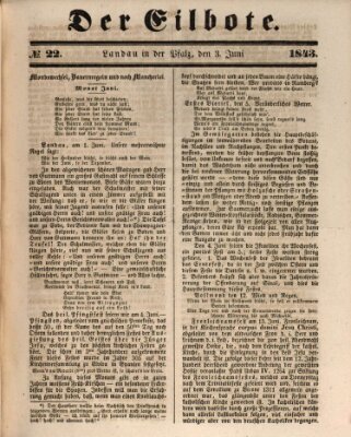 Der Eilbote Samstag 3. Juni 1843