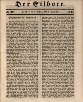 Der Eilbote Samstag 9. Dezember 1843