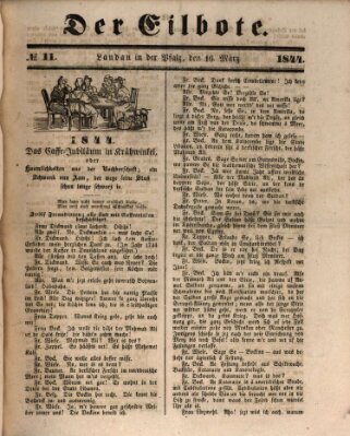 Der Eilbote Samstag 16. März 1844