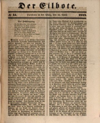 Der Eilbote Samstag 13. April 1844