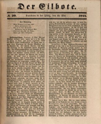 Der Eilbote Samstag 18. Mai 1844