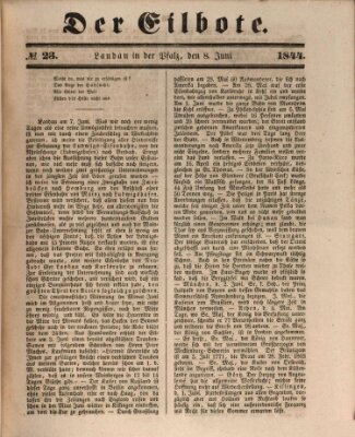 Der Eilbote Samstag 8. Juni 1844