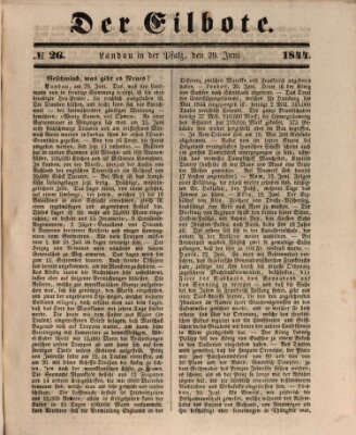 Der Eilbote Samstag 29. Juni 1844