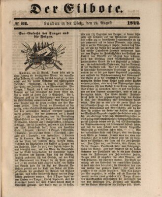 Der Eilbote Samstag 24. August 1844