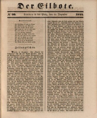 Der Eilbote Samstag 14. Dezember 1844