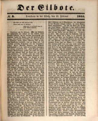 Der Eilbote Samstag 22. Februar 1845