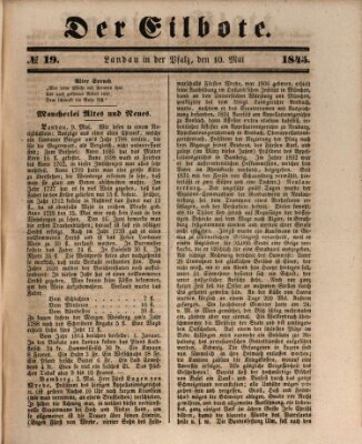 Der Eilbote Samstag 10. Mai 1845