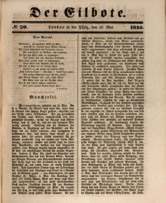 Der Eilbote Samstag 17. Mai 1845