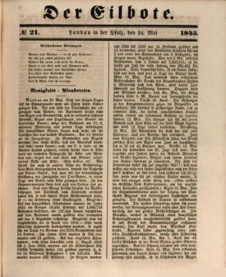 Der Eilbote Samstag 24. Mai 1845