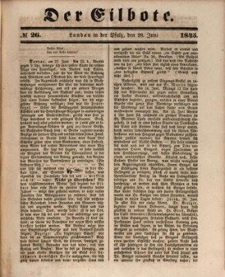 Der Eilbote Samstag 28. Juni 1845