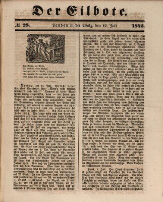 Der Eilbote Samstag 12. Juli 1845